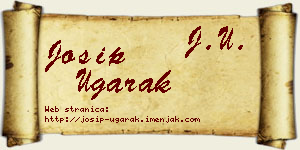 Josip Ugarak vizit kartica